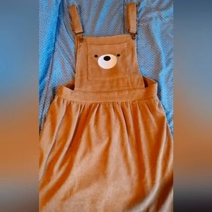 Romwe Brown Jumper Dress